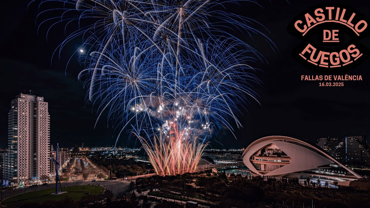 Castillo de Fuegos en Valencia 16.03.2025 | Fireworks Castle in Valencia - COMPLETE 4K