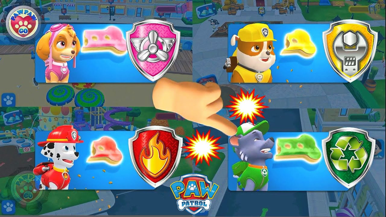 PAW Patrol Rescue World: Rubble Super Mission! Mighty Pups Rescue World on a roll Gameplay FHD