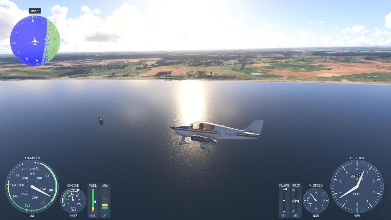 Robin DR400 | Weybourne to Beccles | Microsoft Flight Simulator
