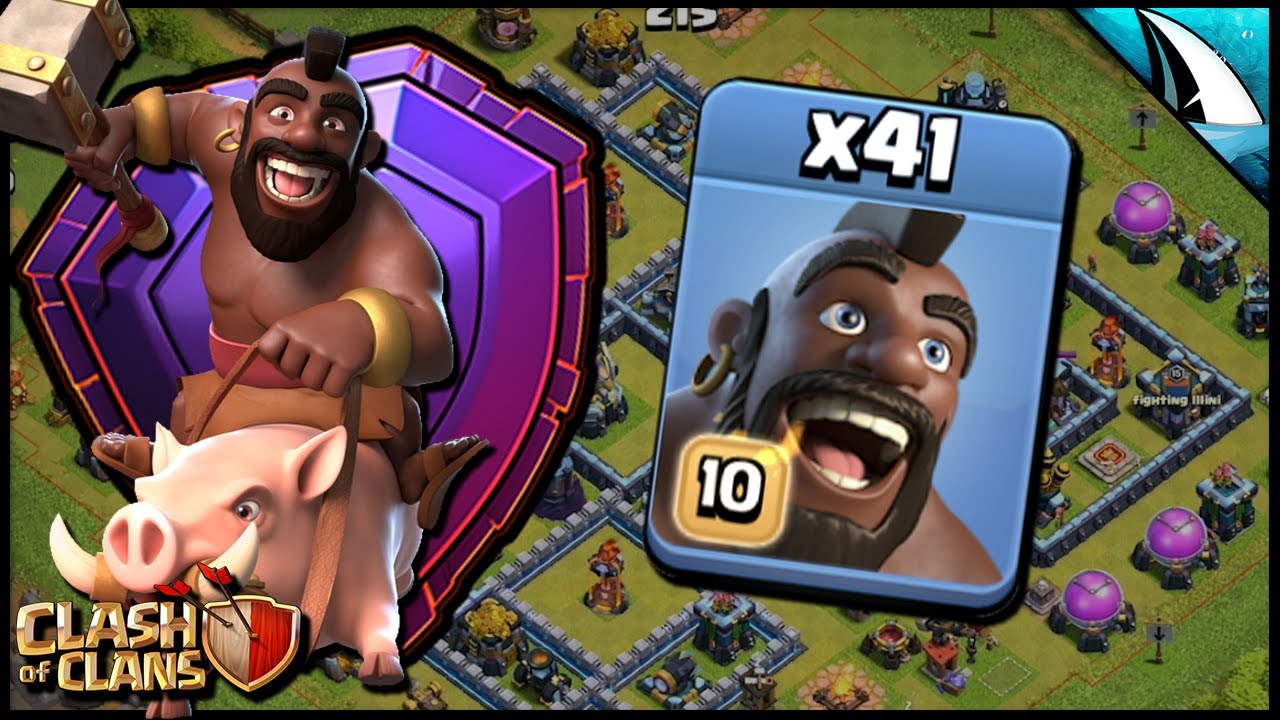 Legends 41 Mass Hogs Hits! How many hogs does it take | Clash of Clans