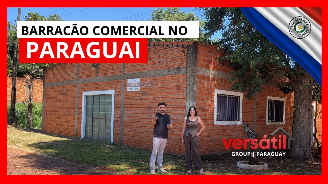 BARRACÃO PARA ALUGAR NO PARAGUAI – EX-IGREJA COM ÓTIMO ESPAÇO
