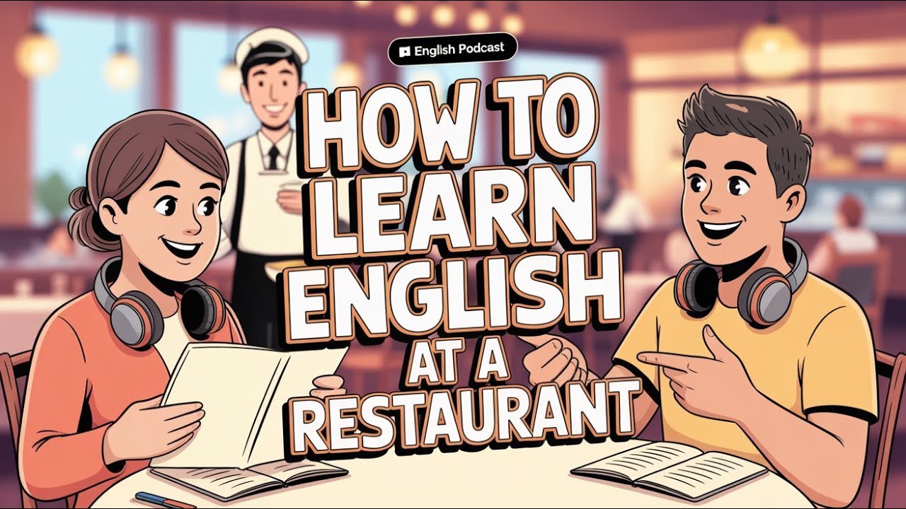 How to Learn English at a Restaurant | English Speaking Practice Podcast | English Learning Podcast