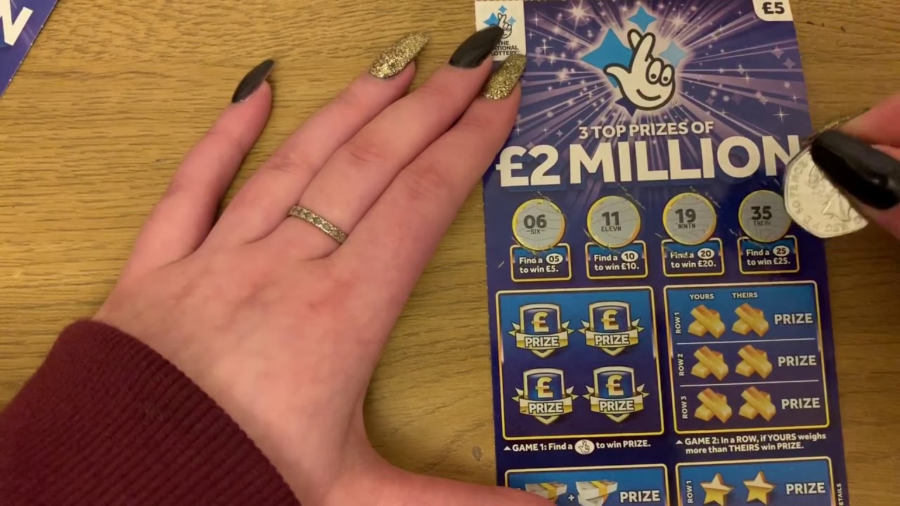 &pound;2 Million Pound Purple &pound;5 Scratchcards ... UK National Lottery ... New 2020 Scratchy 🤑