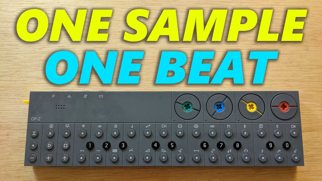 OP-Z Makes a Beat with ONE SAMPLE
