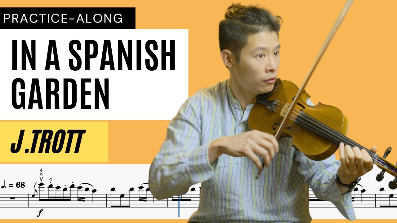ABRSM Grade 6 Violin Exam C3 In A Spanish Garden | Play along