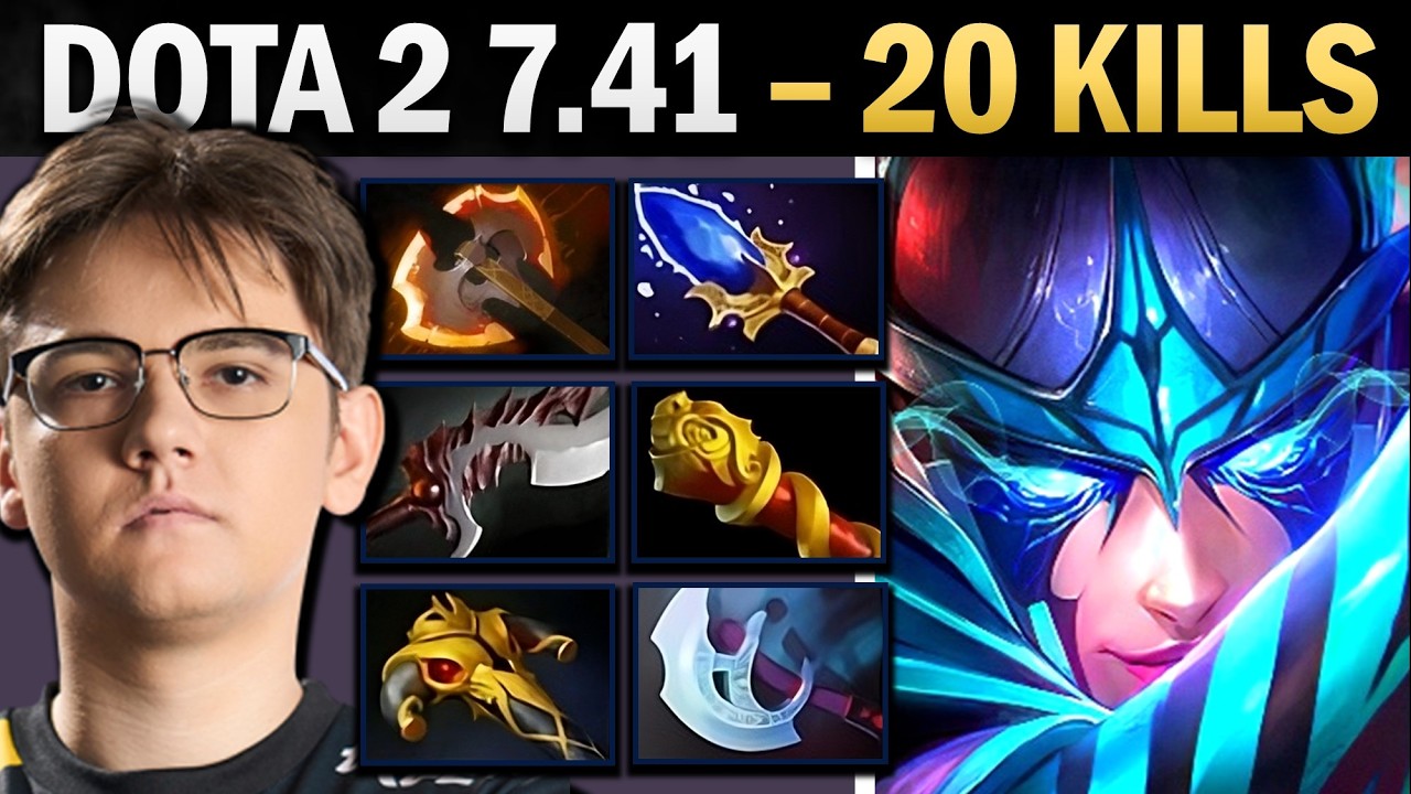 Phantom Assassin Dota 2 7.41 with 20 Kills and 1000 GPM - Dota 2 Gameplay