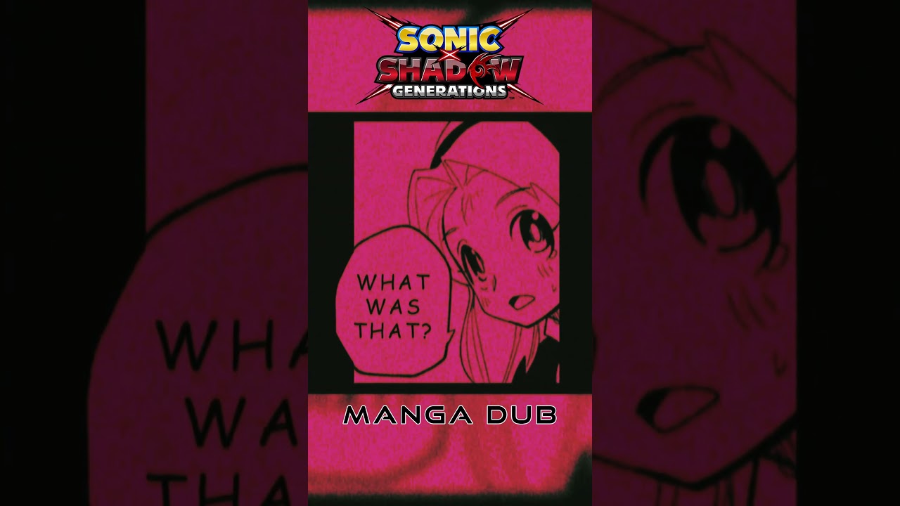 RUN!!! - Sonic X Shadow Generations Manga Dub #sonicxshadowgenerations #sonic