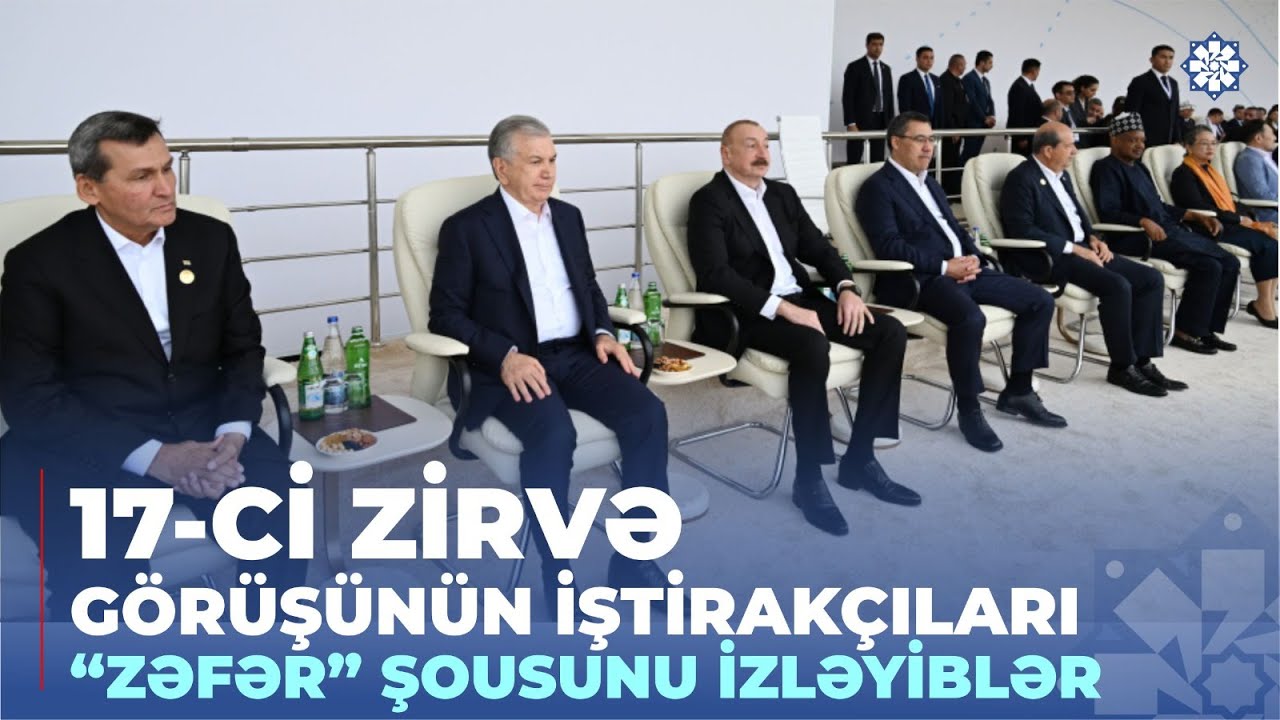 Prezidentlər Ağdamdakı “İmarət” Kompleksində Qarabağ atlarının “Zəfər” şousunu izləyiblər