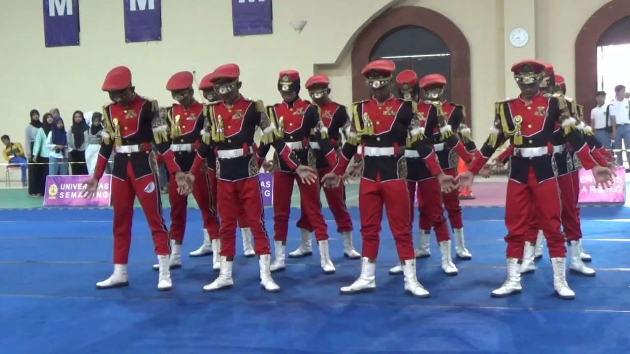 Aksi PASKIBRA   SMK N 1 Adiwerna Tegal  Dalam LKBB GAP 7