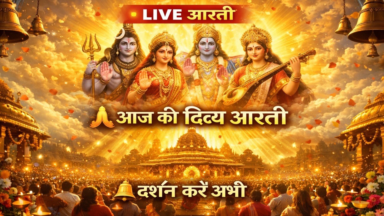 🔴 LIVE AARTI | Shivji | Ambe Gauri | Saraswati maa | Join Now & Take Blessings 🙏 | Bhajan Aarti Live