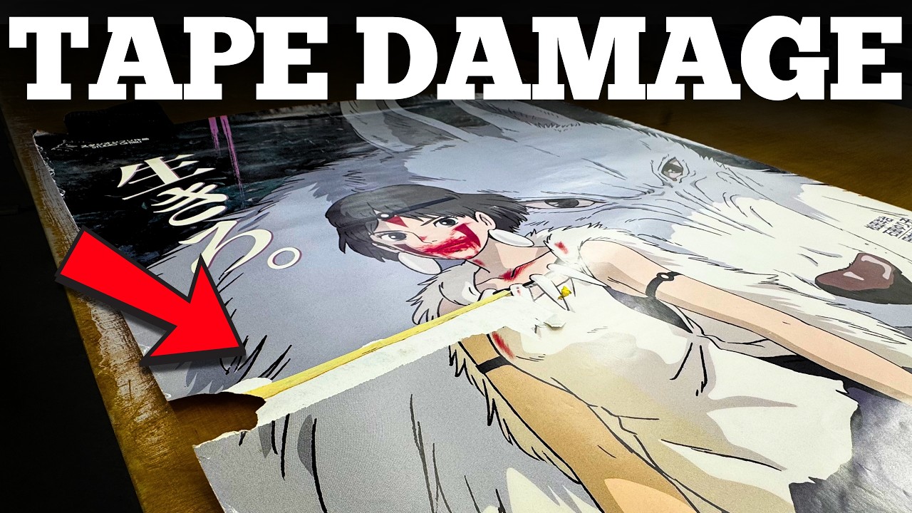 We Restored a Skinned Princess Mononoke Poster