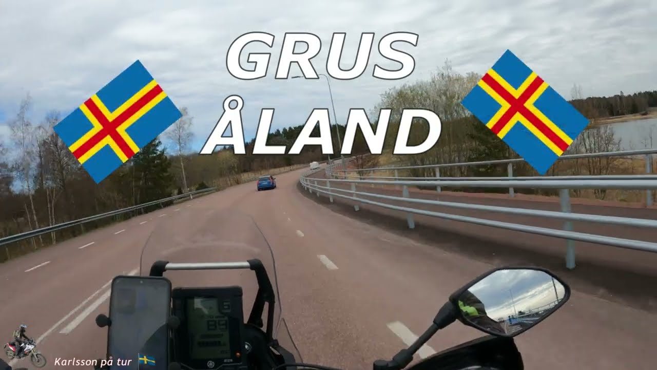 GRUS ÅLAND 2023 Tälttur på tenere 700