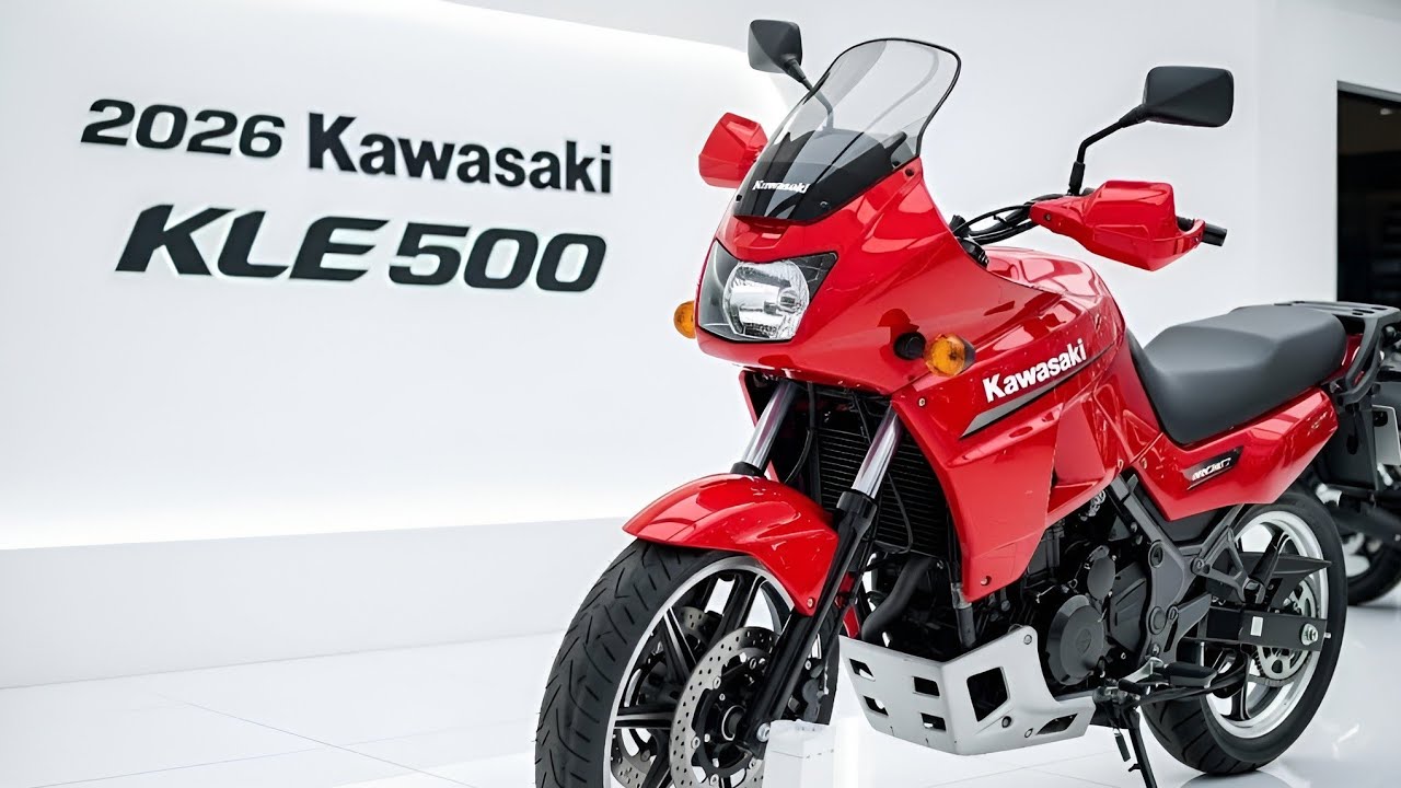 Новый Kawasaki KLE 500 2026 года – идеальный мотоцикл для приключений!
