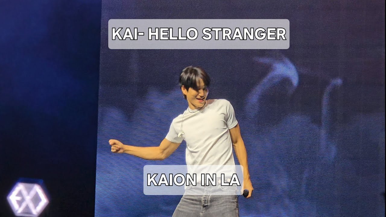 [4k] Kai - Hello Stranger (KAION LA soundcheck )  250828