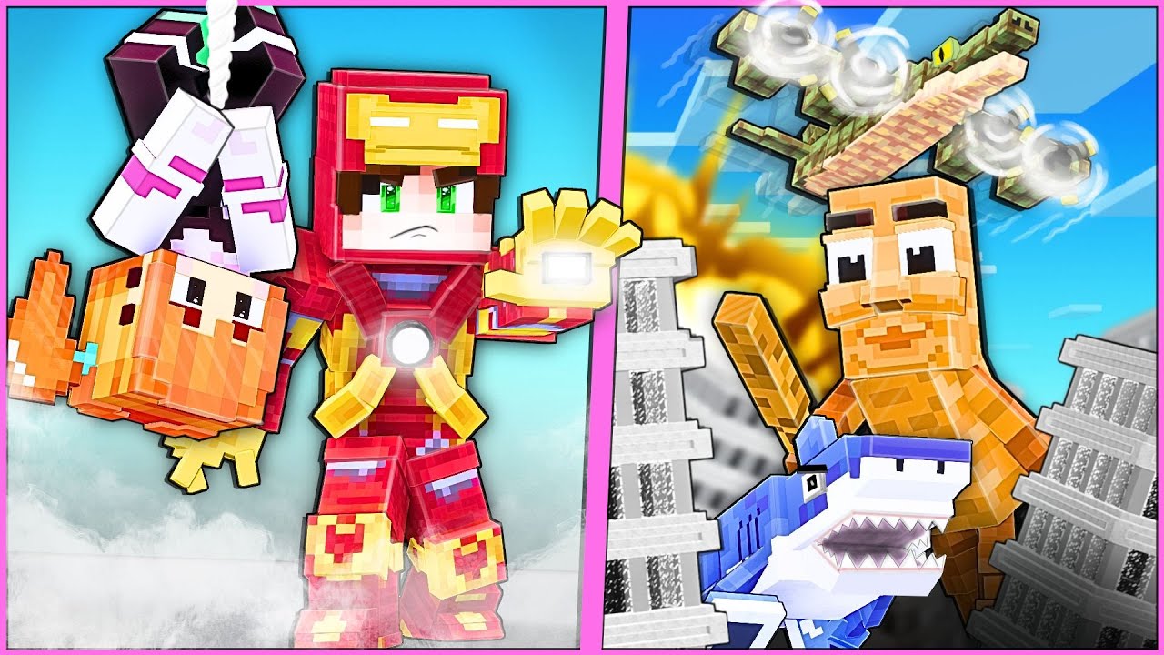 S&Uuml;PER KAHRAMAN OLUP ŞEHRİ KURTARDIK | MineGreen Minecraft