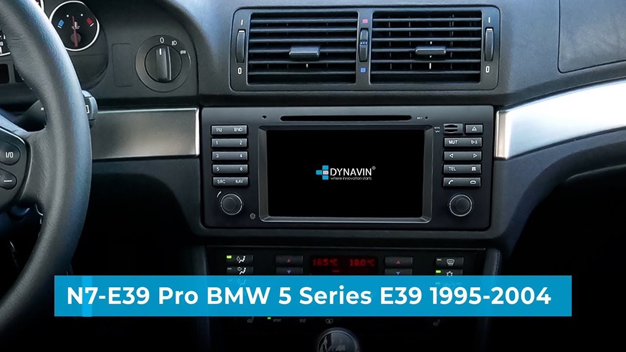 BMW 5er 1996-2003 und Range Rover 2002-2004 Dynavin Radio Navi Einbau N7 E39 Pro