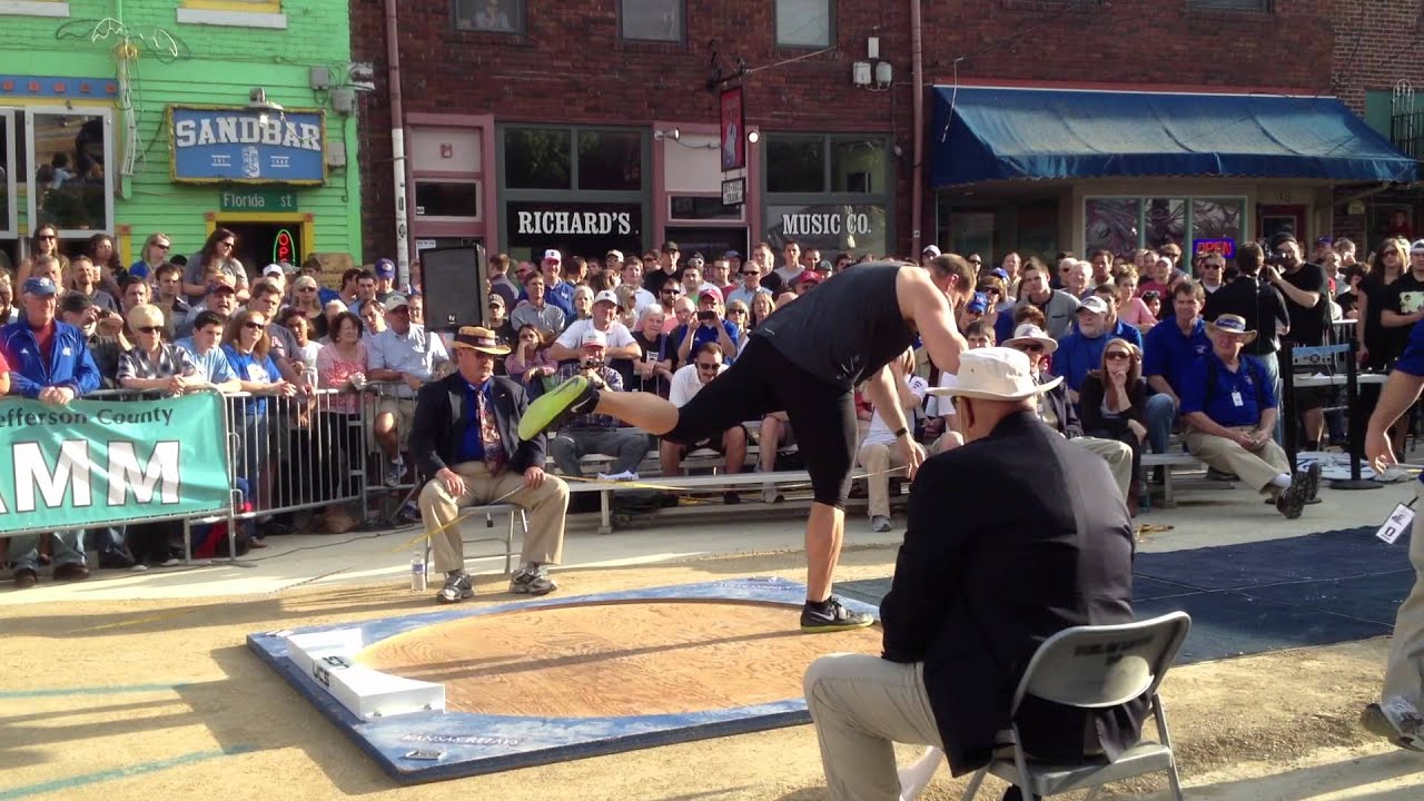 KU Relays Downtown Shot Put 2012 Kevin Bookout 2 of 6
