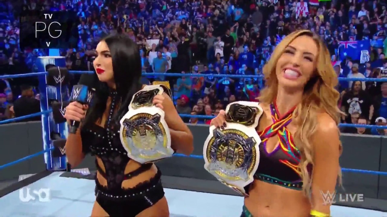 WWE Smackdown 4-9-19 The IIconics Match