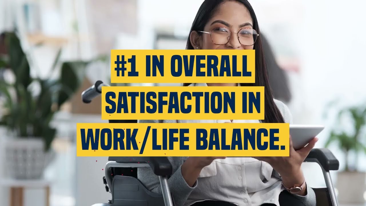 DCAA is #1 in work-life balance.