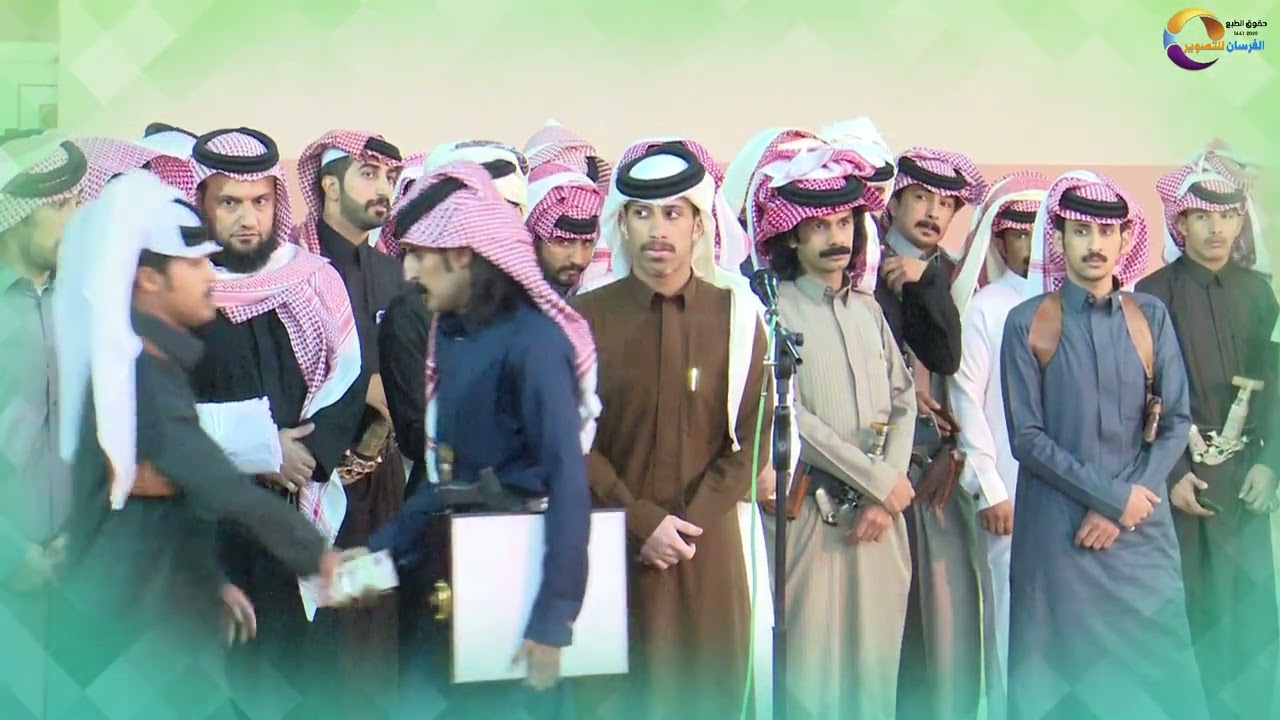 اقبال أخوياء خالد جارالله علي في زواجه