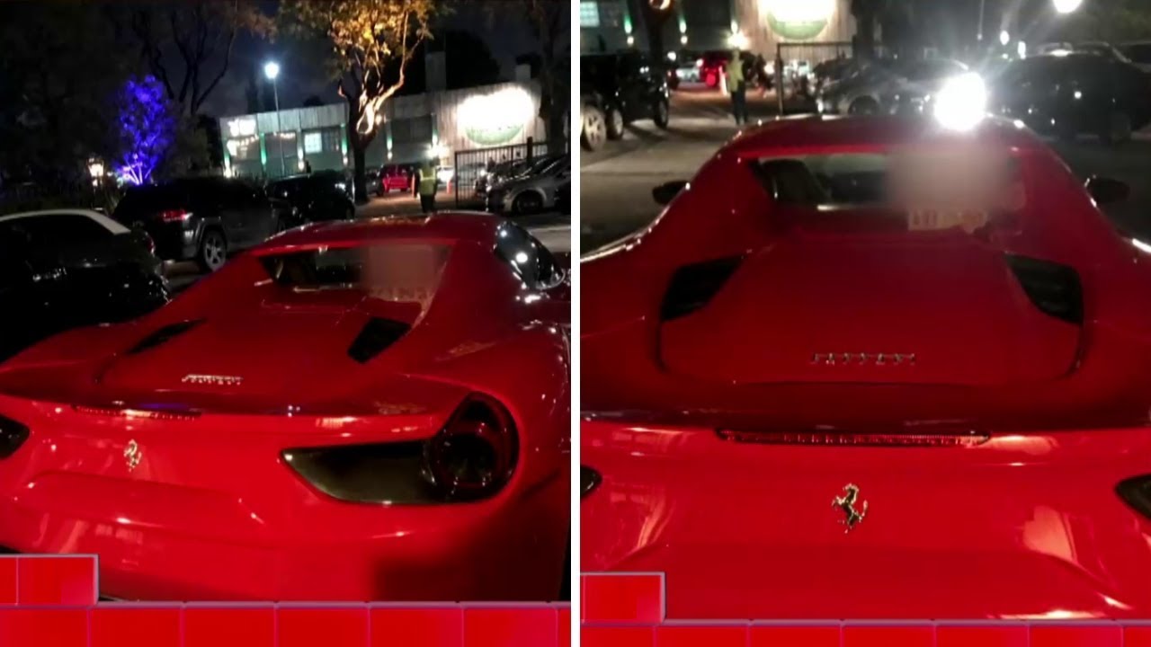 Mirá qué famosa fue a cenar a un restaurante en esta Ferrari de 750.000 dólares