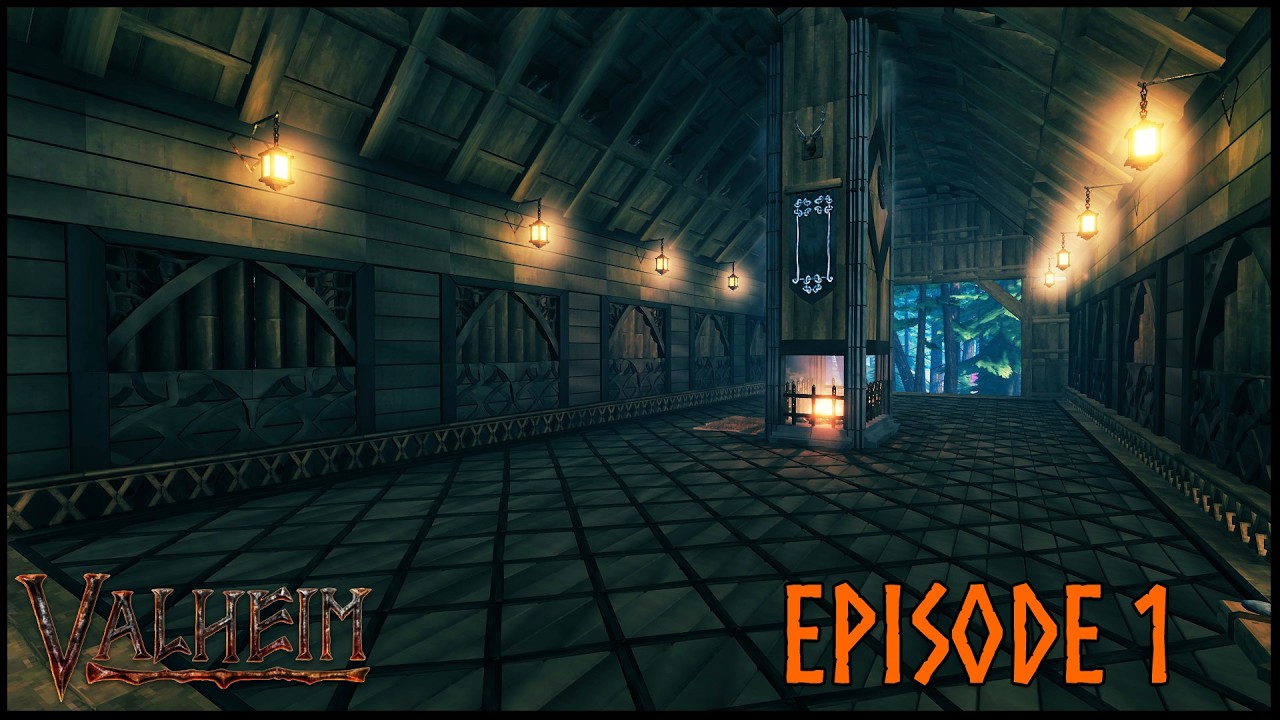 The Longest Longhouse - Valheim Creative Build Stream Ep01