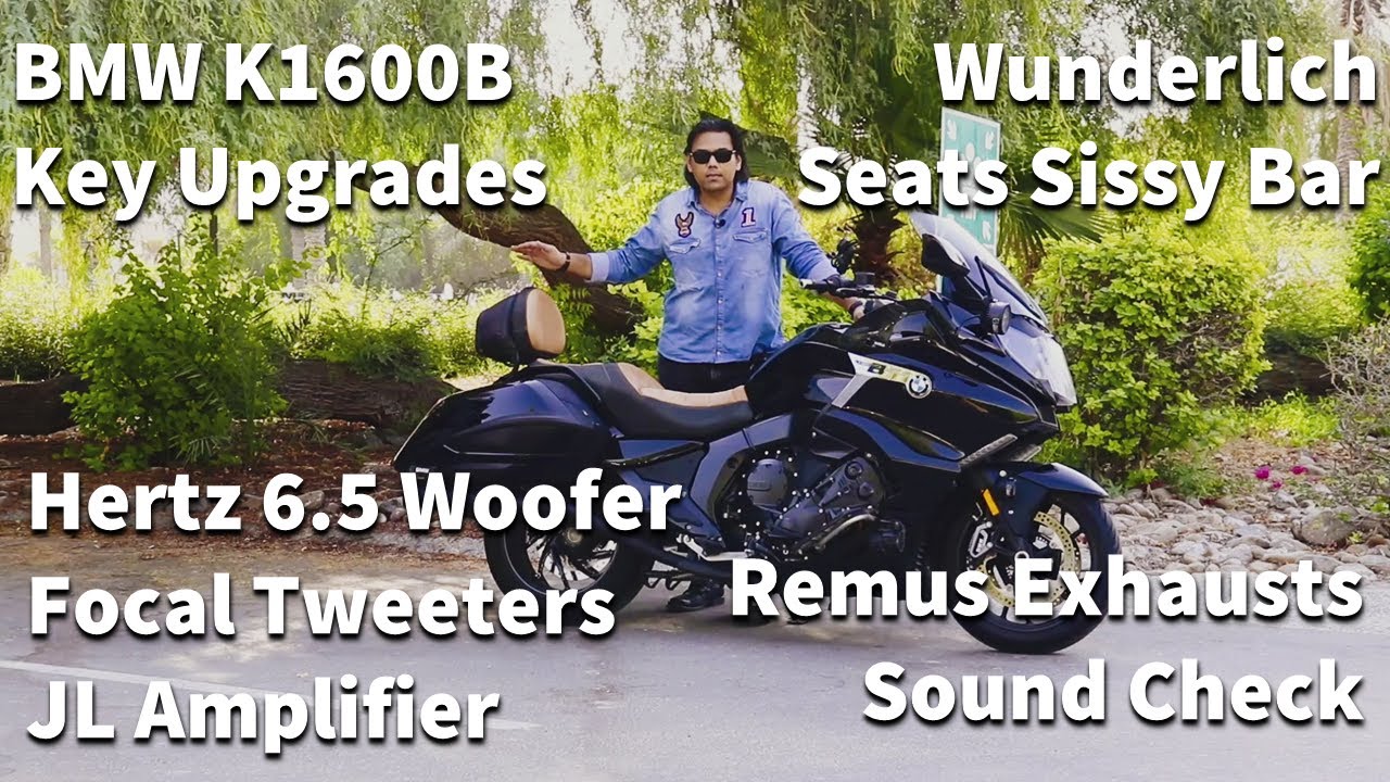 REMUS Exhausts BMW K1600B I Audio Upgrade BMW K1600B I Wunderlich Seats BMW K1600B I BMW Motorrad