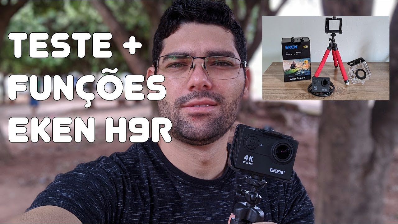 Eken H9R Teste | Melhor Camera de Ação 4k - | Testes e Funções |