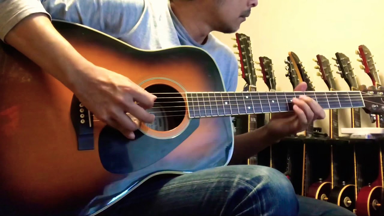 Sound check YAMAHA FG-423S a cheap but nice acoustic guitar
