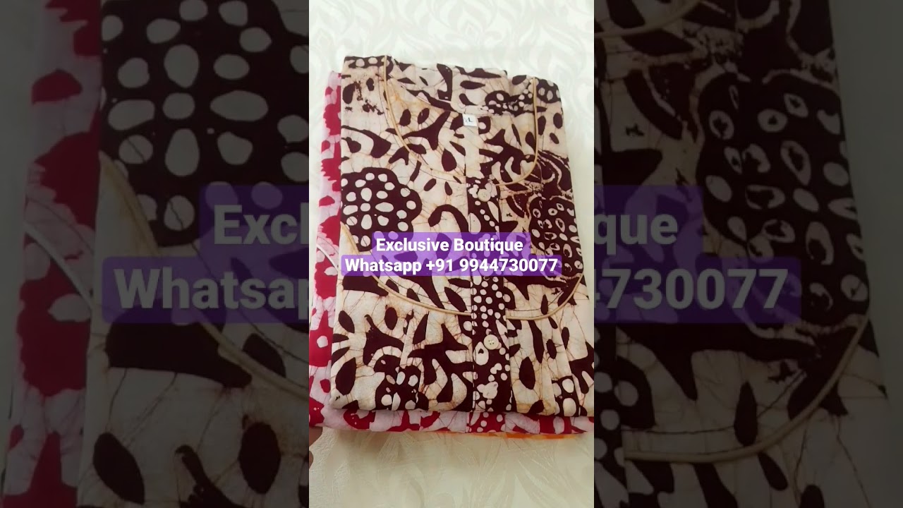 Batik Summer Special Nighty | Size XL | Price Rs. 399 | Exclusive Boutique | Whatsapp +91 9944730077