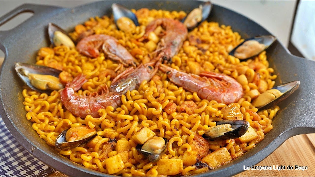 Fideuá de Marisco en 20 Minutos- Receta Fácil y Rápida