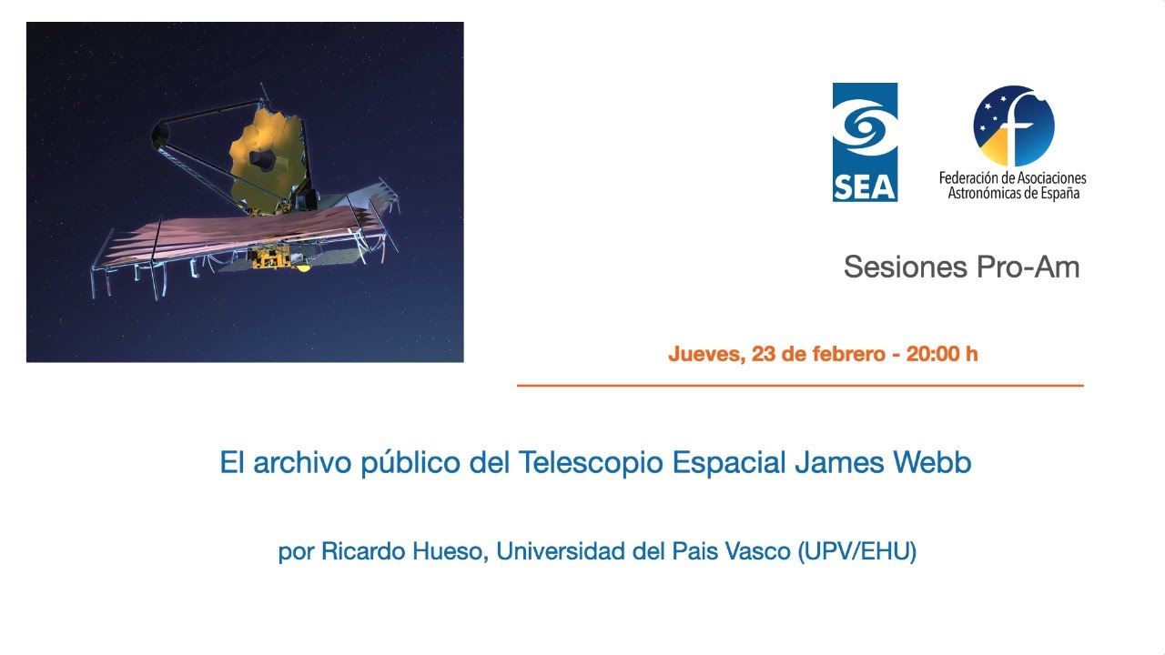 El archivo público del Telescopio Espacial James Webb, por Ricardo Hueso (UPV/EHU)