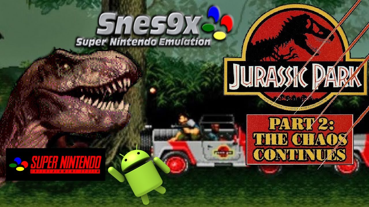 📣 VIDEOJUEGOS RECOMENDADOS SNES 🌟 Jurassic Park 2: The Chaos Continues 🌟
