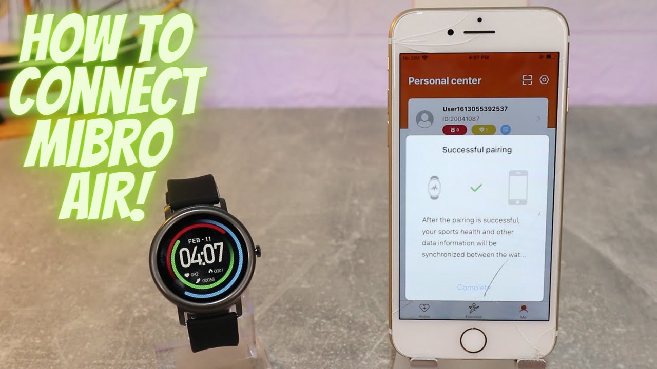How to connect Mibro Air to iPhone with Mibro Fit IOS App