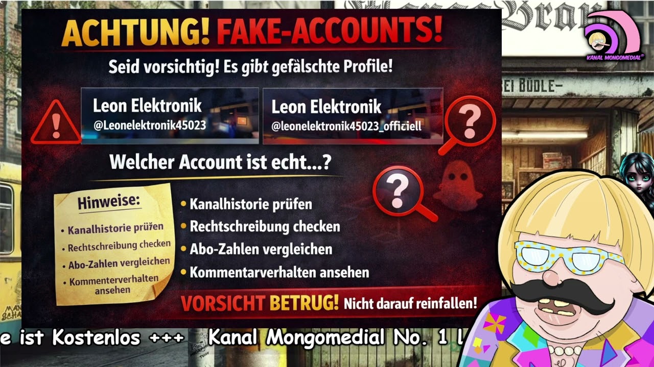 ACHTUNG! Fake Accounts geben sich für @leonelektronik45023 aus!