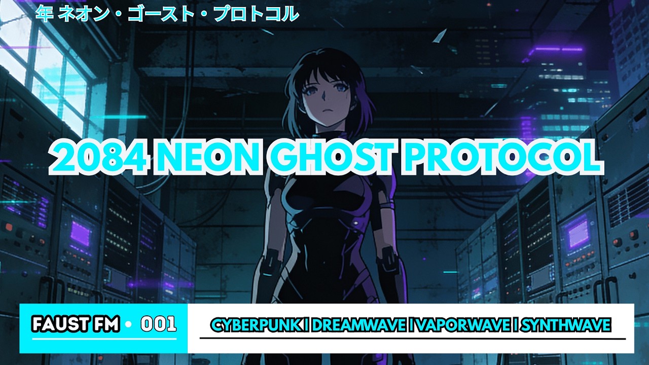 2084 NEON GHOST PROTOCOL// Synthwave, Vaporwave, Cyberpunk, Chillwave, Retrowave, Dreamwave