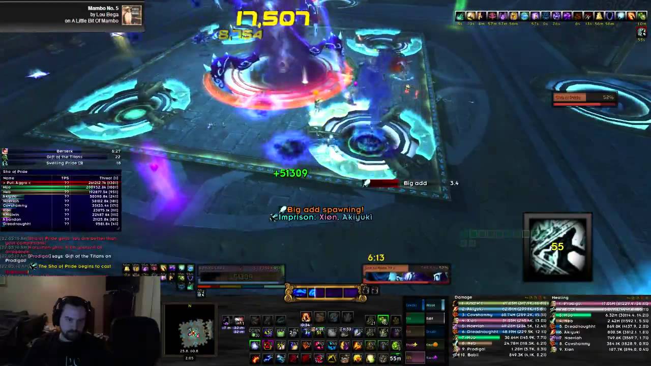 Sha of Pride 10 Man Heroic - Siege of Orgrimmar - Enhancement Shaman POV