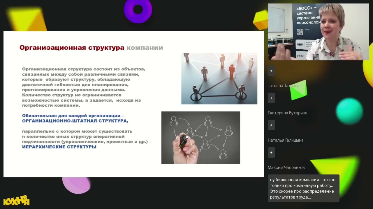 Организационный менеджмент - новые требования времени, вебинар 