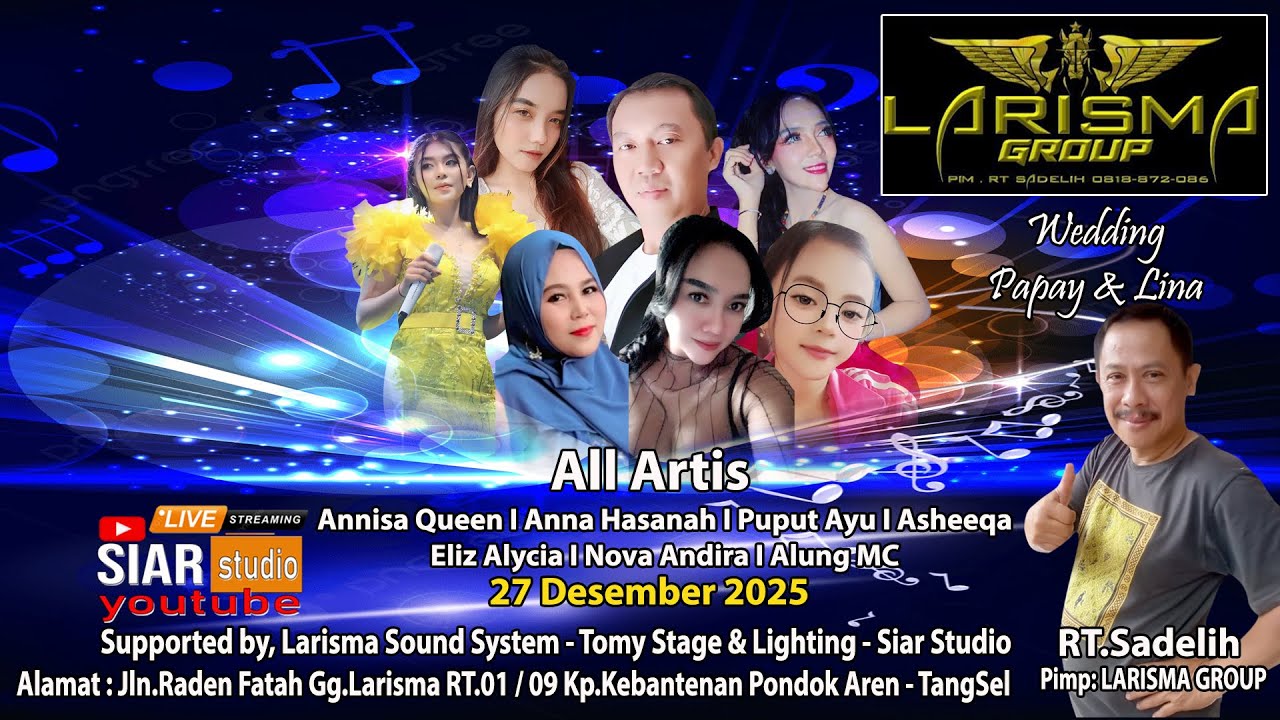 live Streaming Dangdut Larisma Group I Siar studio #siarstudio#livestreaming#dangdut