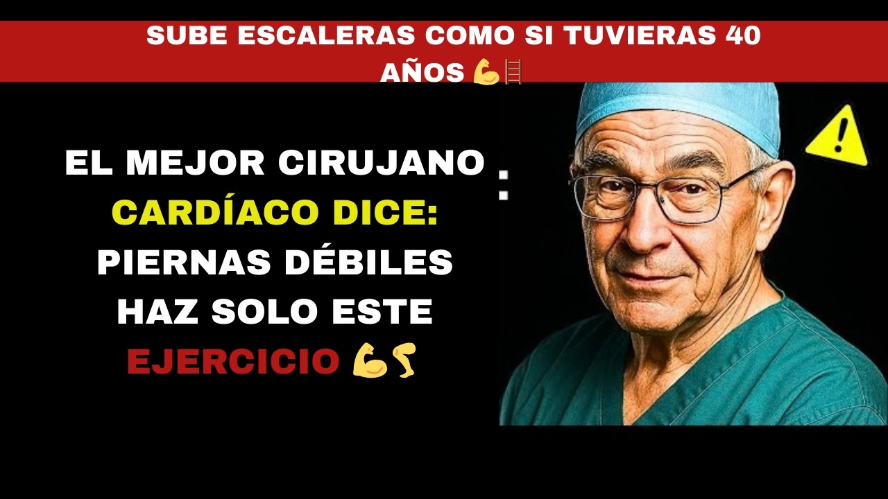 ¿MÁS DE 60? LOS ÚNICOS 5 EJERCICIOS PARA SUBIR ESCALERAS FÁCILMENTE — ¡APROBADOS POR UN CIRUJANO!