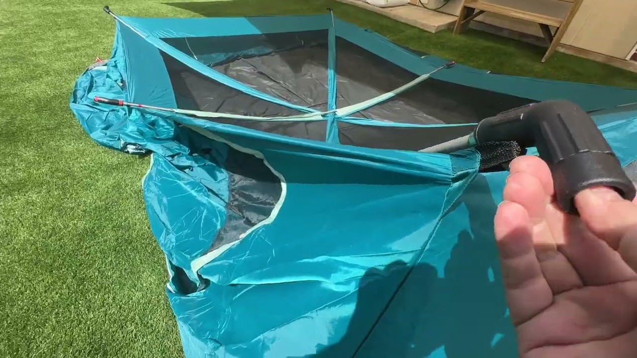 Coleman Quail Mountain 10 person tent unboxing and set up 