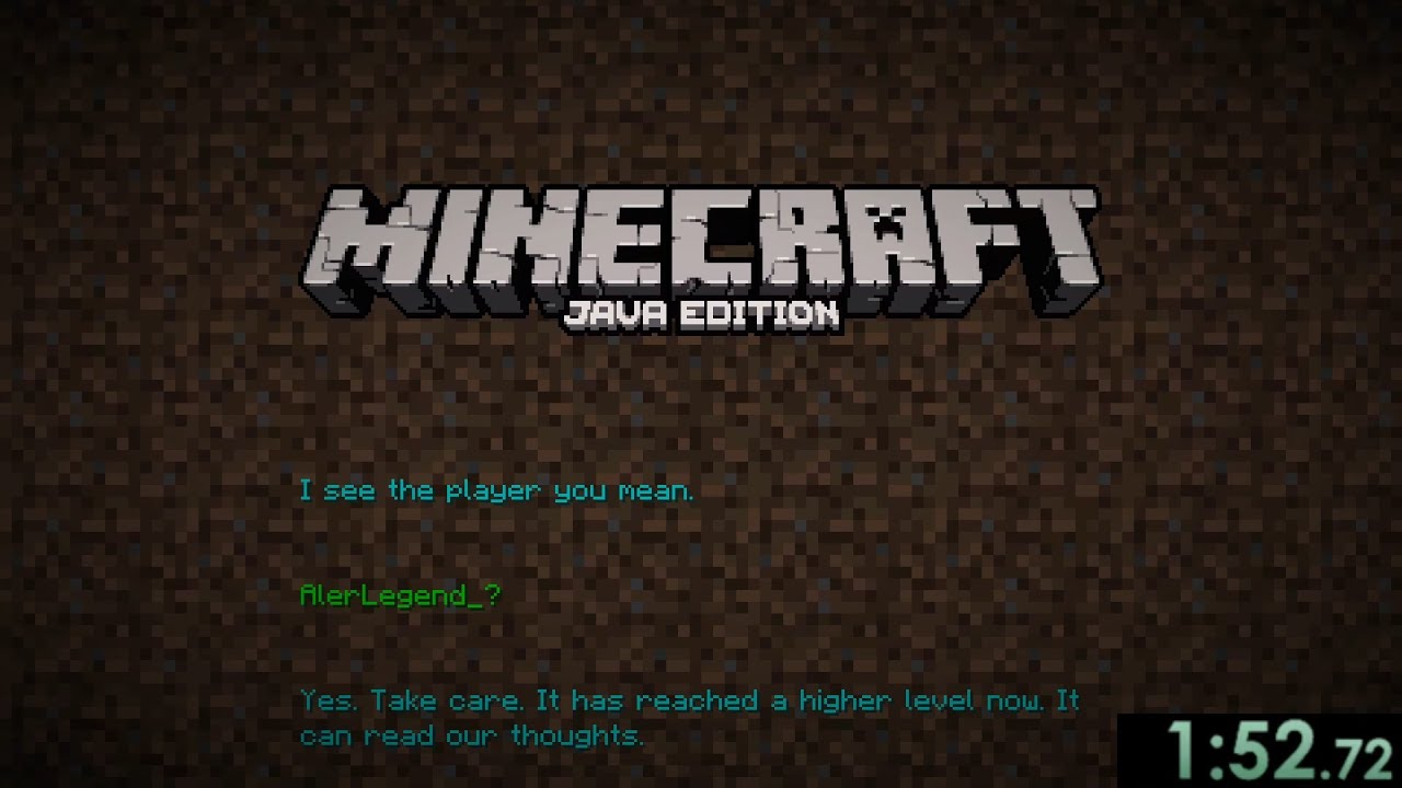 Minecraft World Record Speedrun (