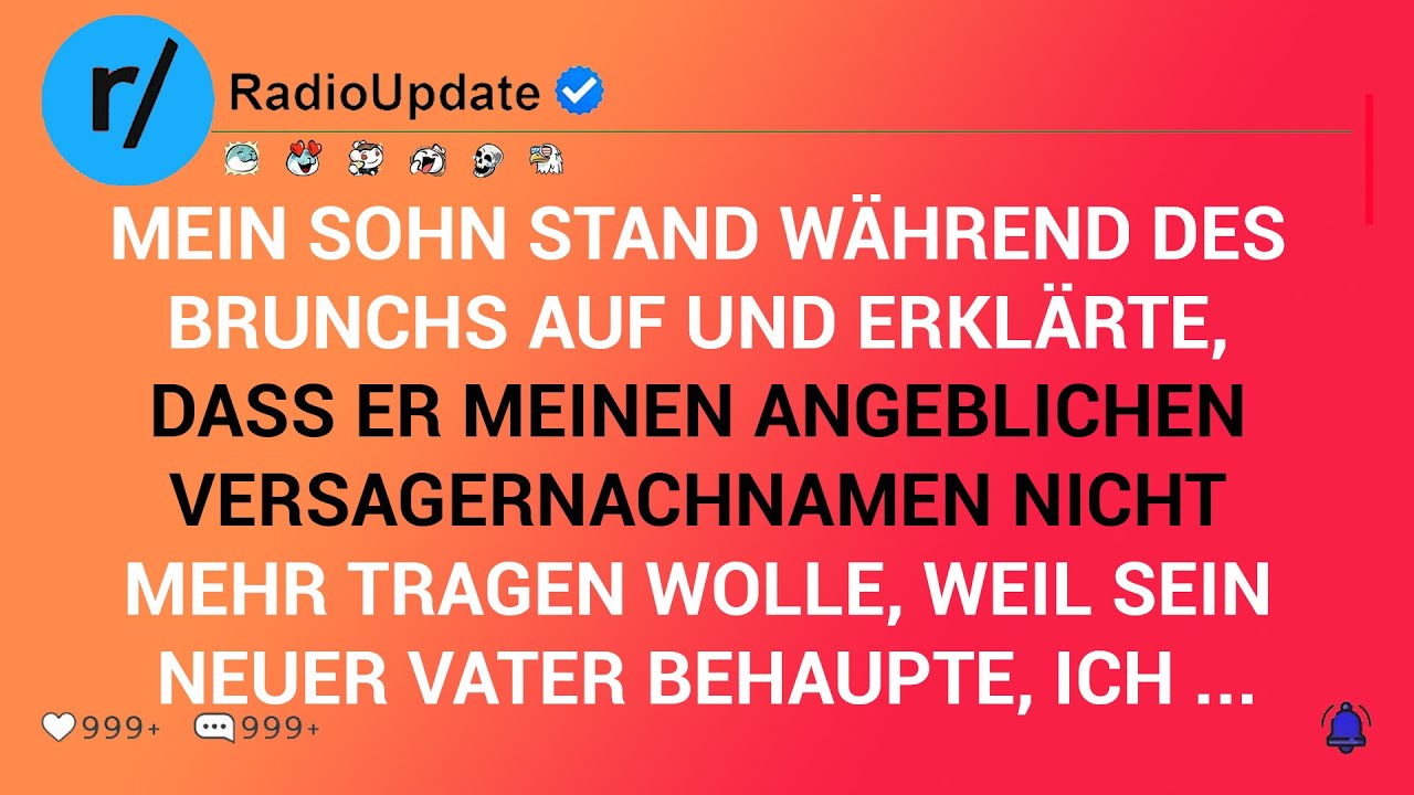 Mein Sohn Stand Während Des Brunchs Auf Und Erklärte, Dass Er Meinen Angeblichen ...