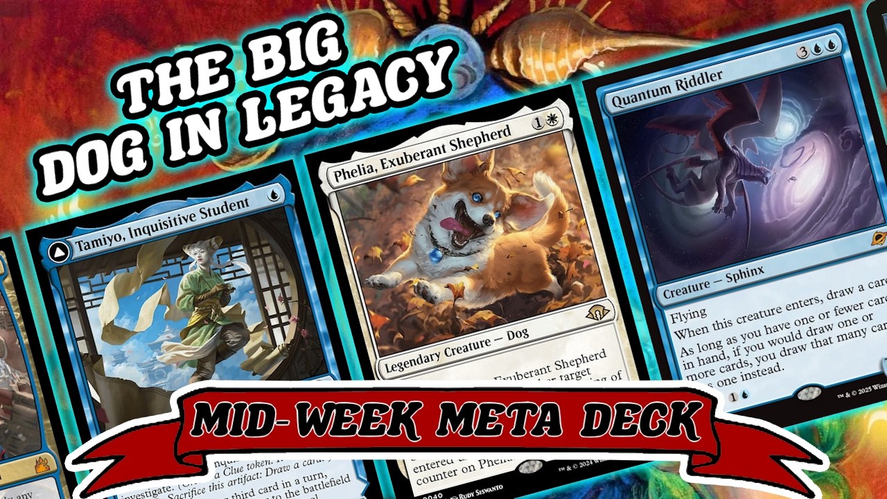 THE BIG DOG IN LEGACY! Top 8 Blue-White Phelia/Riddler/Tamiyo Tempo Deck MTG