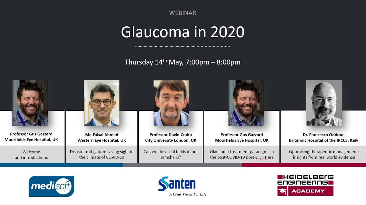 Recorded webinar: Glaucoma in 2020