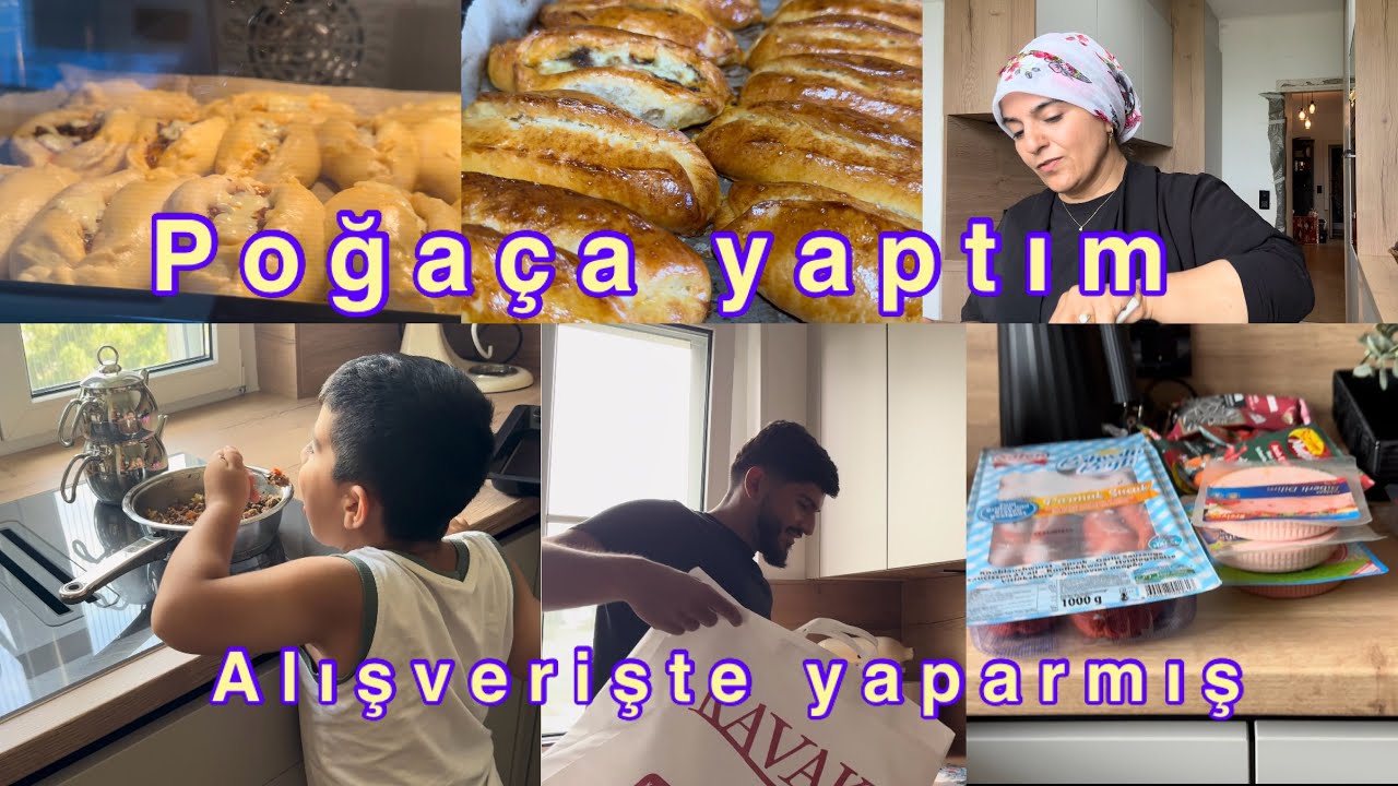 Yeni fırında poğaça yaptım pambık gibi oldu/tam evcil bir evlat alışveriş yapmış anasına❤️