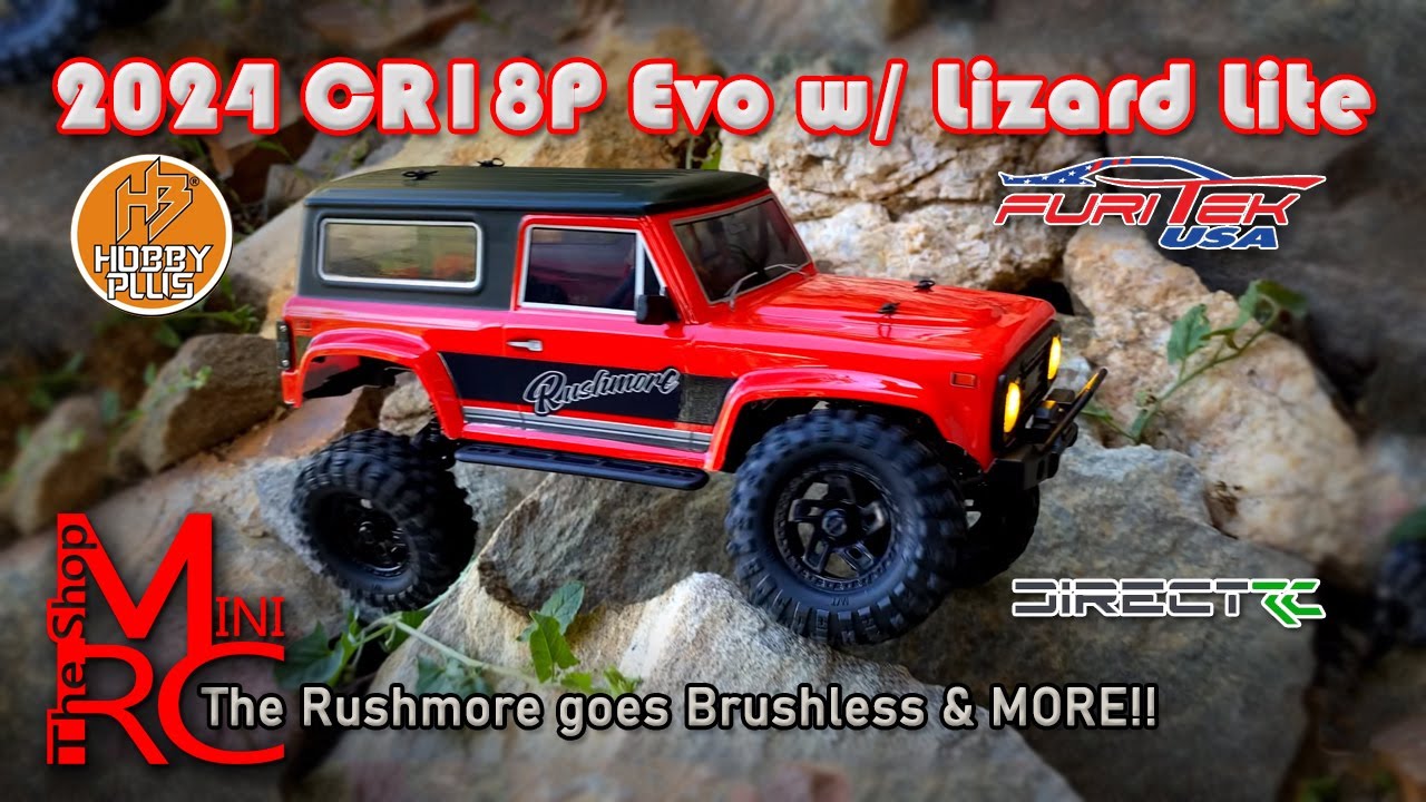 CR18P 2024 Edition Rushmore with Furitek Lizard Lite!  Get 'em on DirectRC.com