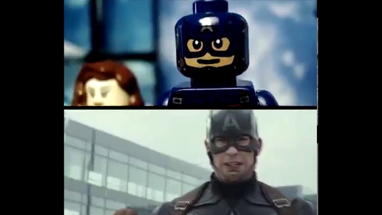 Captain America: Civil War - Trailer IN LEGO (Side by Side)