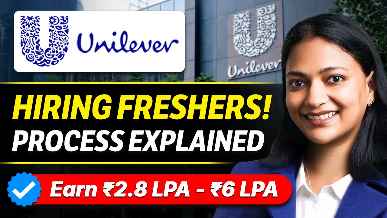 HUL HIRING Process For FRESHERS| Complete Guide For 2026