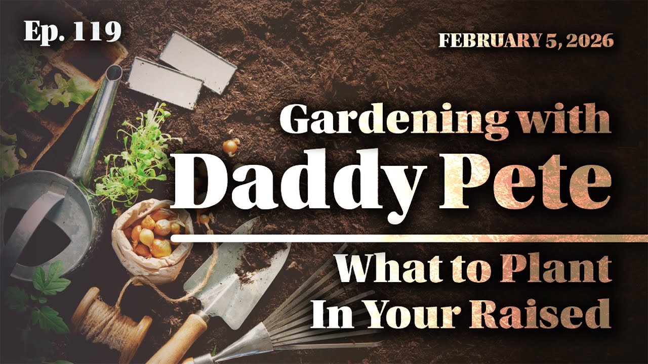 Gardening with Daddy Pete: What to Plant In Your Raised - Ep. 119 - February 5, 2026